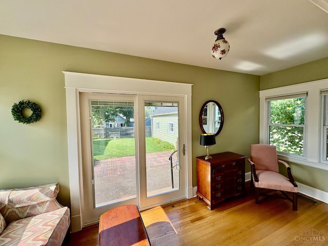 2617 Milton Rd, Middletown, OH 45042 - doorway to outside with wood finished floors