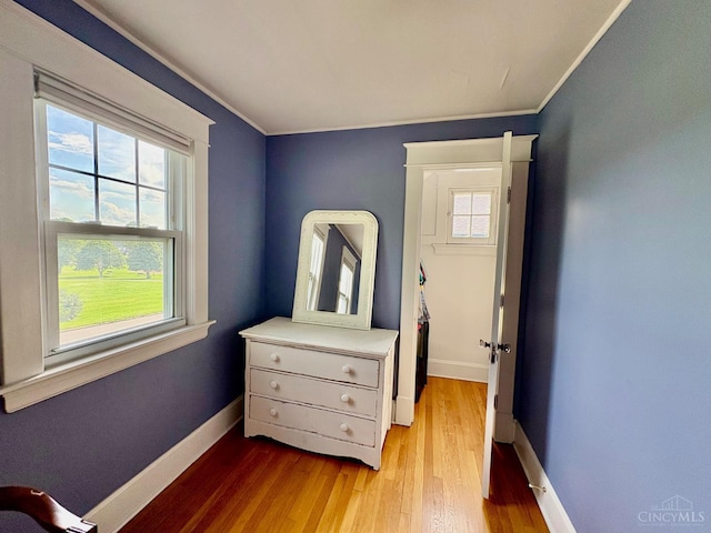 2617 Milton Rd, Middletown, OH 45042 - bedroom featuring crown molding and light wood-style flooring