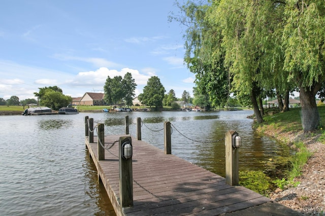 440 Waynoka Dr, Franklin Twp, OH 45171 - dock with a water view