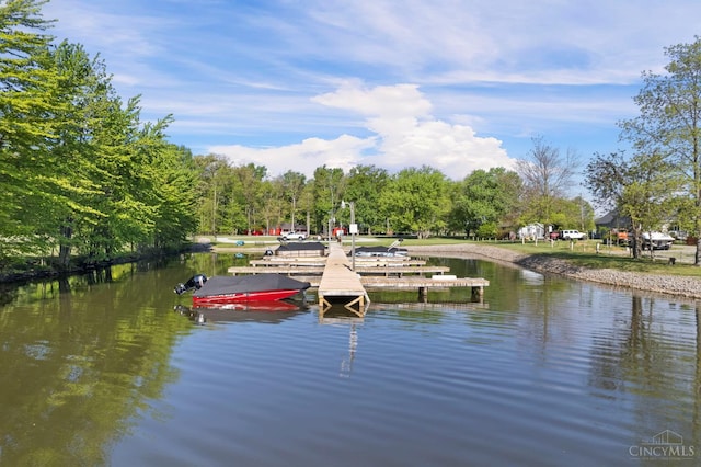 440 Waynoka Dr, Franklin Twp, OH 45171 - dock area featuring a water view