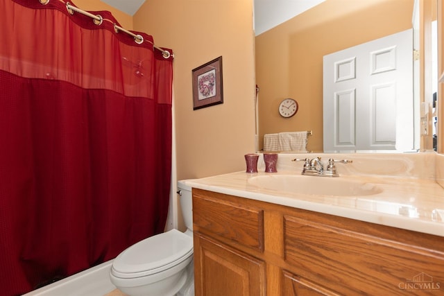 440 Waynoka Dr, Franklin Twp, OH 45171 - full bathroom featuring vanity and a shower with curtain