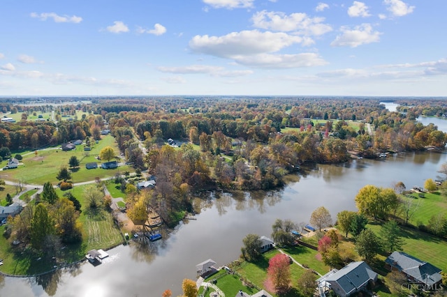 440 Waynoka Dr, Franklin Twp, OH 45171 - bird's eye view of a nearby body of water