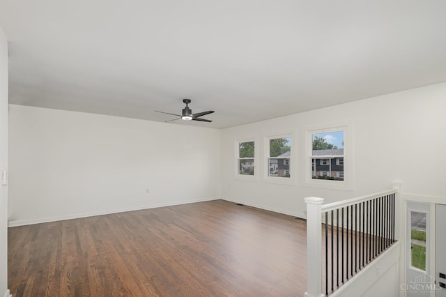 1407 Southwind Dr, Mason, OH 45040 - spare room with wood finished floors and ceiling fan