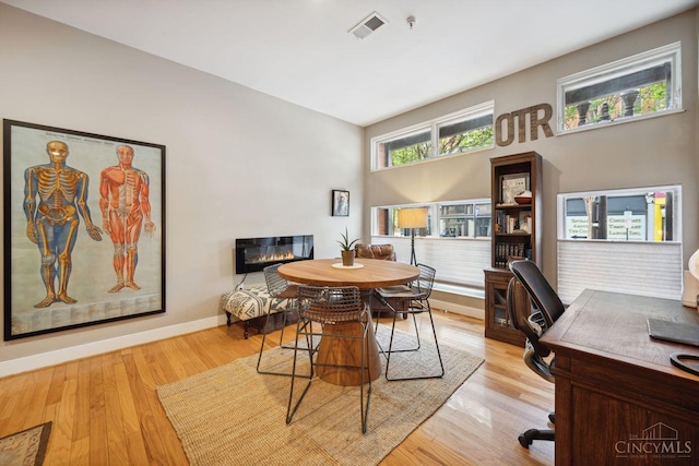 1150 Vine St Unit 15, Cincinnati, OH 45202 - dining room featuring a desk and wood finished floors