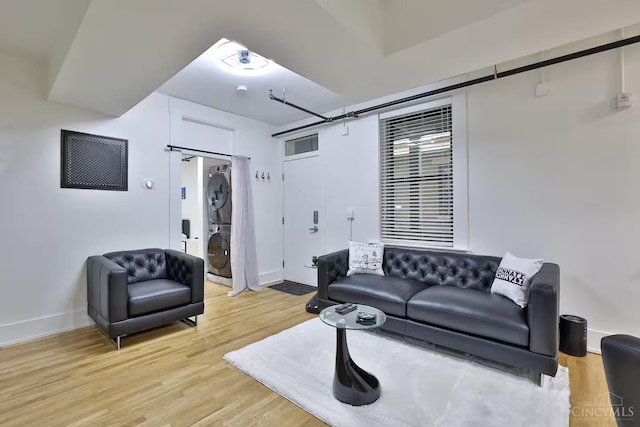 1407 Vine St Unit 203, Cincinnati, OH 45202 - living room with light wood-type flooring and baseboards