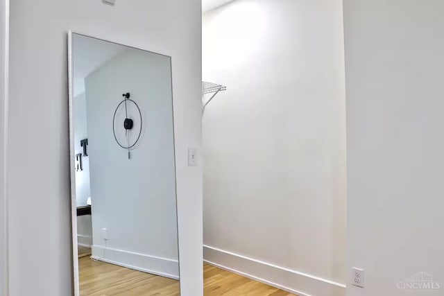 1407 Vine St Unit 203, Cincinnati, OH 45202 - detailed view of wood finished floors and baseboards