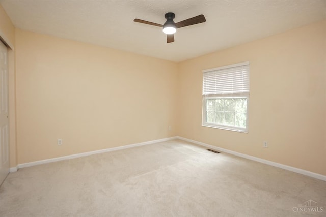 3779 Windyhollow Way, Mason, OH 45040 - spare room featuring ceiling fan and light colored carpet