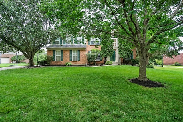 3779 Windyhollow Way, Mason, OH 45040 - view of front of home with brick siding and a front lawn