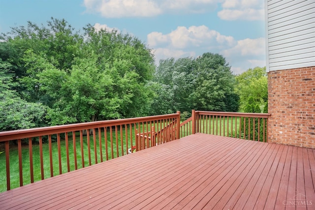 3779 Windyhollow Way, Mason, OH 45040 - wooden terrace featuring a lawn