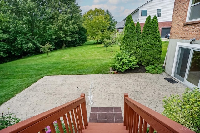 3779 Windyhollow Way, Mason, OH 45040 - view of green lawn with a patio area