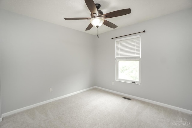 3779 Windyhollow Way, Mason, OH 45040 - spare room featuring ceiling fan and light carpet