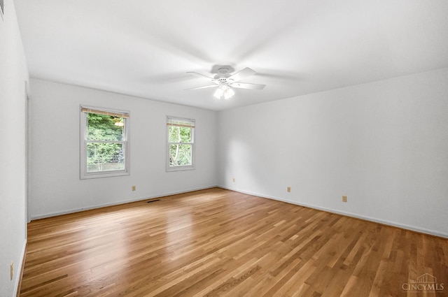 3057 Fox Den Ln, Anderson Twp, OH 45244 - spare room featuring light wood-style flooring and ceiling fan