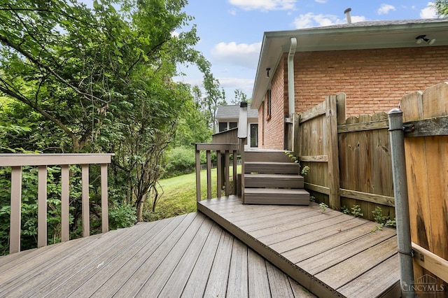 3057 Fox Den Ln, Anderson Twp, OH 45244 - view of wooden terrace