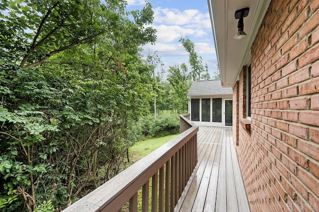 3057 Fox Den Ln, Anderson Twp, OH 45244 - view of wooden terrace