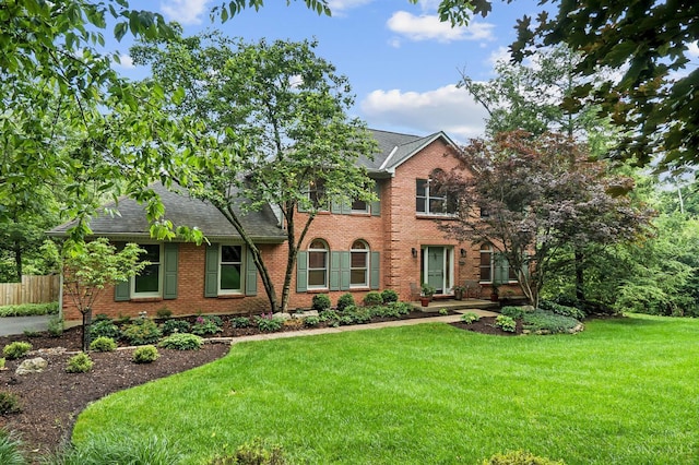 3057 Fox Den Ln, Anderson Twp, OH 45244 - view of front facade featuring brick siding and a shingled roof