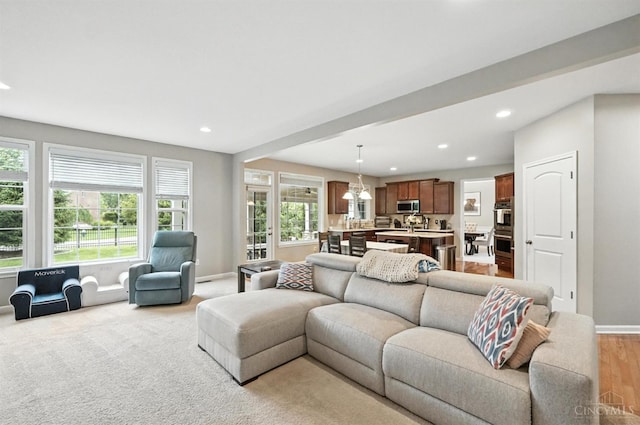 10285 Plantation Pointe Dr, Symmes Twp, OH 45140 - living room with recessed lighting