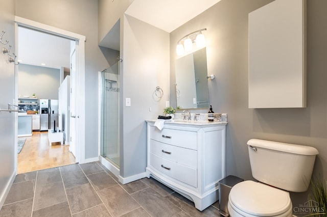 1201 Vine St Unit C, Cincinnati, OH 45202 - full bath with vanity and a shower stall