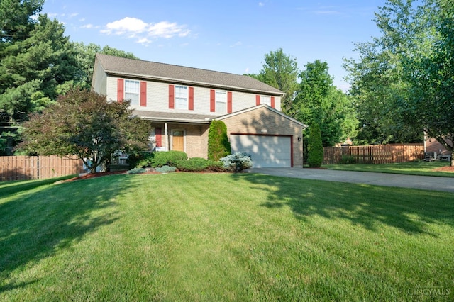 1662 W Kemper Rd, Springfield Twp, OH 45240 - traditional home with concrete driveway and a garage