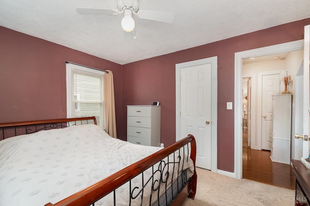 6579 Sherman Ave, Anderson Twp, OH 45230 - bedroom with carpet and a ceiling fan