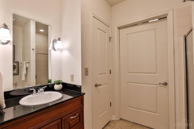 400 Pike St Unit 921, Cincinnati, OH 45202 - bathroom featuring vanity and tile patterned floors