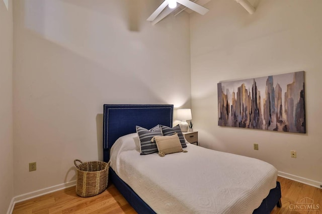 400 Pike St Unit 921, Cincinnati, OH 45202 - bedroom with wood finished floors and baseboards