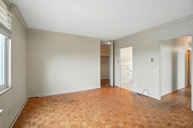 2401 Ingleside Ave Unit 8D, Cincinnati, OH 45206 - spare room featuring crown molding