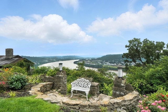 2401 Ingleside Ave Unit 8D, Cincinnati, OH 45206 - view of mountain backdrop with a nearby body of water