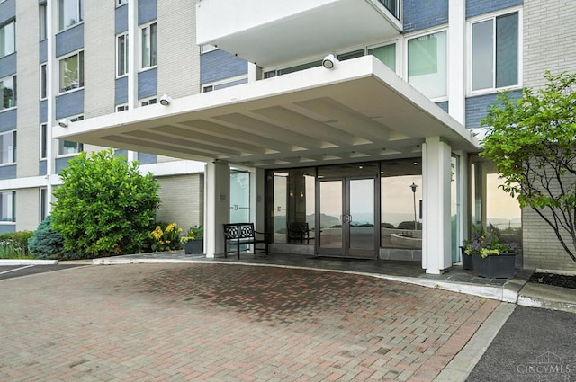 2401 Ingleside Ave Unit 8D, Cincinnati, OH 45206 - entrance to property with brick siding and french doors