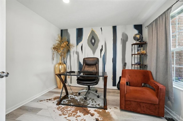 4870 Highland Oaks Dr, Green Twp, OH 45248 - living area with a desk and baseboards