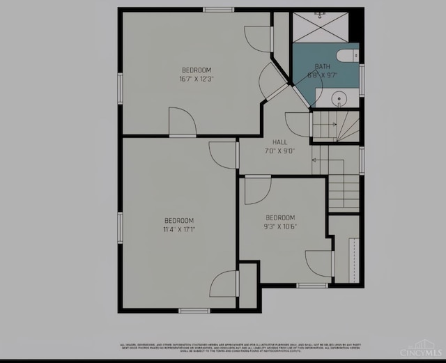 197 Millville, Hamilton, OH 45013 - view of floor plan / room layout