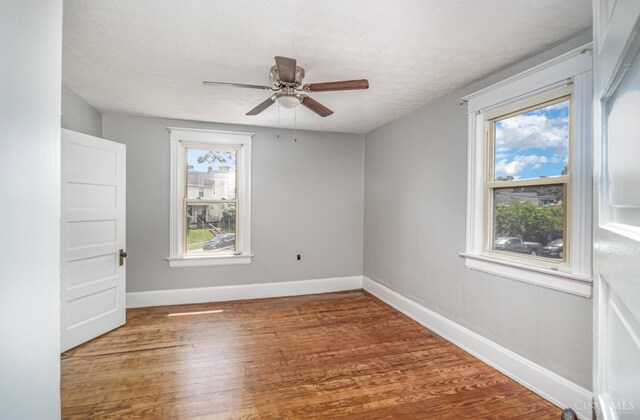 197 Millville, Hamilton, OH 45013 - unfurnished room featuring wood finished floors and a ceiling fan