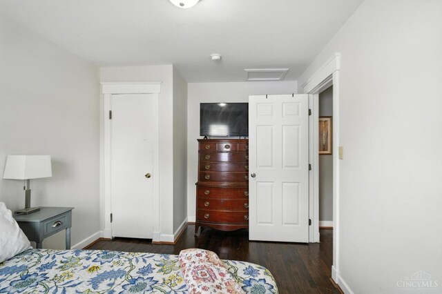 668 Shawhan Rd, Union Twp, OH 45065 - bedroom with attic access and wood finished floors