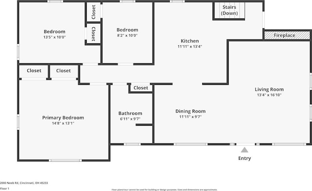 2000 Neeb Rd, Green Twp, OH 45233 - view of property floor plan