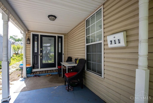 711 Van Roberts Pl, Wyoming, OH 45215 - view of exterior entry featuring a porch