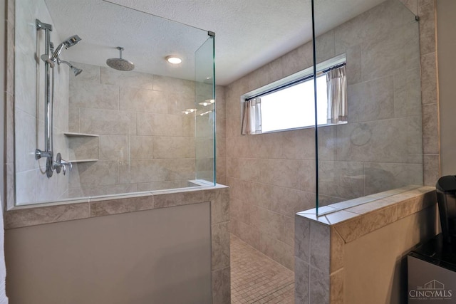 6352 Copperleaf Ln, Miami Twp, OH 45140 - full bath with walk in shower and a textured ceiling