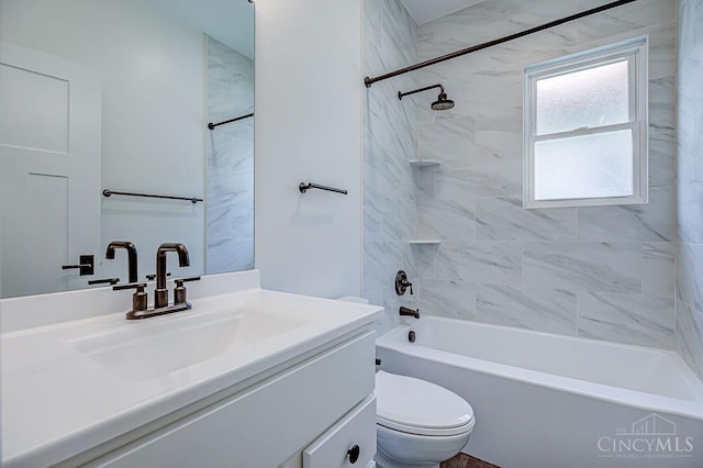 3104 Celeron Ave, Cincinnati, OH 45209 - full bathroom featuring vanity and shower / bathtub combination