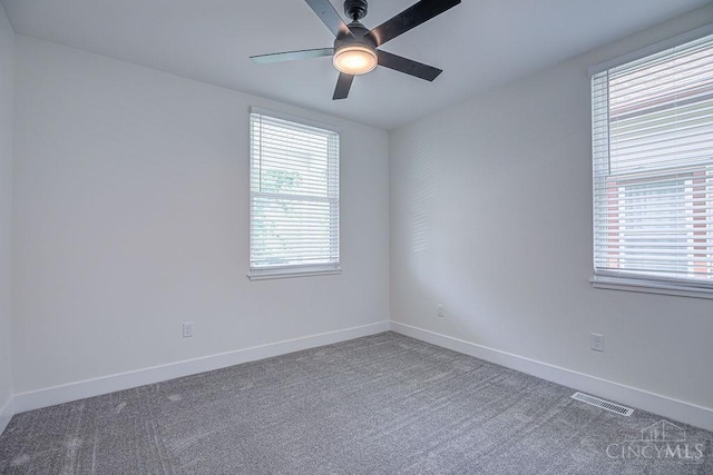 3104 Celeron Ave, Cincinnati, OH 45209 - carpeted spare room featuring a ceiling fan and baseboards