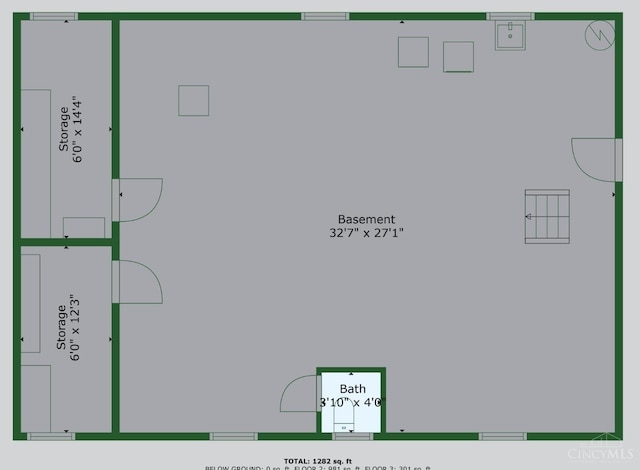 3459 Alta Vista Ave, Cheviot, OH 45211 - view of floor plan / room layout