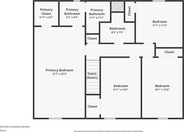 2974 Acer Ct, Ross Twp, OH 45013 - view of home floor plan