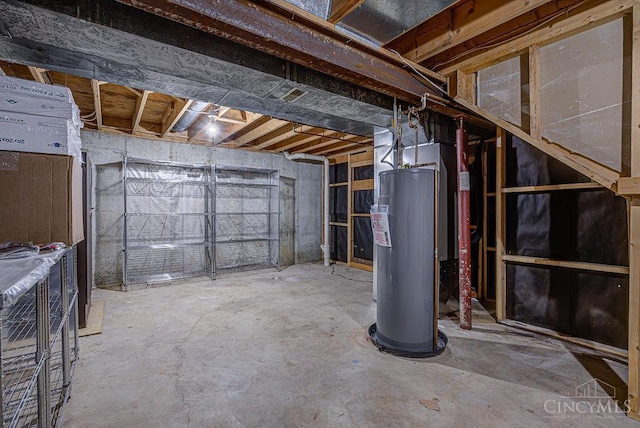 2974 Acer Ct, Ross Twp, OH 45013 - unfinished basement with water heater