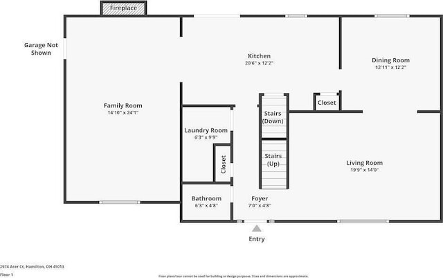 2974 Acer Ct, Ross Twp, OH 45013 - view of room layout