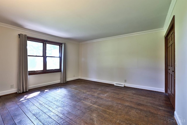 254 Compton Rd, Wyoming, OH 45215 - spare room with ornamental molding and dark wood finished floors