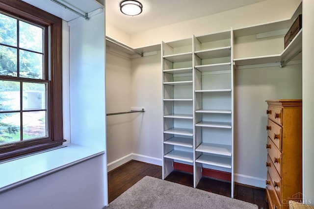 254 Compton Rd, Wyoming, OH 45215 - spacious closet with dark wood-style floors