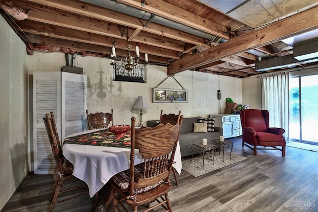 8050 Redhaven Ct, Colerain Twp, OH 45247 - dining area with wood finished floors