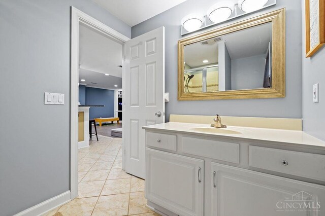 7029 Stonington Rd, Anderson Twp, OH 45230 - full bath with vanity and baseboards