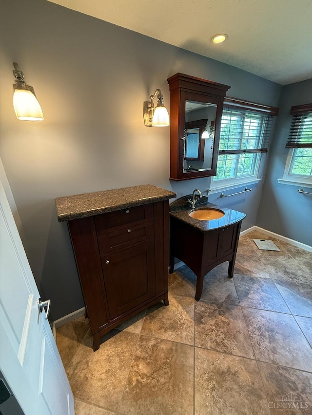 3773 Top Flite Ln, Mason, OH 45040 - bathroom with vanity and baseboards