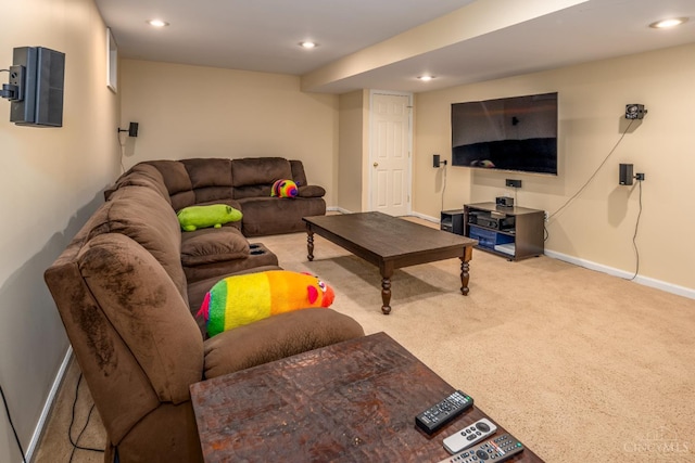 3773 Top Flite Ln, Mason, OH 45040 - carpeted living area featuring recessed lighting