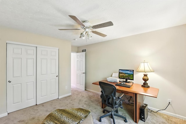 1123 Elk Run, Hamilton Twp, OH 45039 - office space with carpet floors and ceiling fan