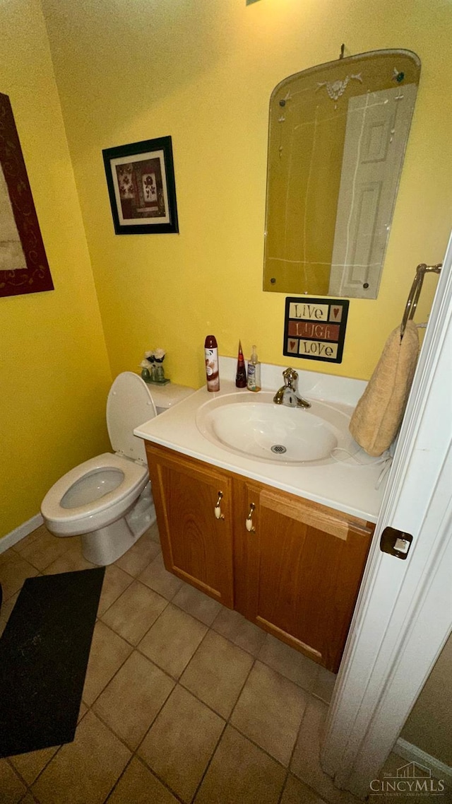 420 Lake Shore Dr, Lebanon, OH 45036 - bathroom featuring vanity and tile patterned floors