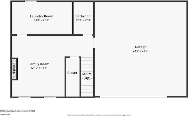 8798 Beckys Ridge Dr, Colerain Twp, OH 45251 - view of room layout